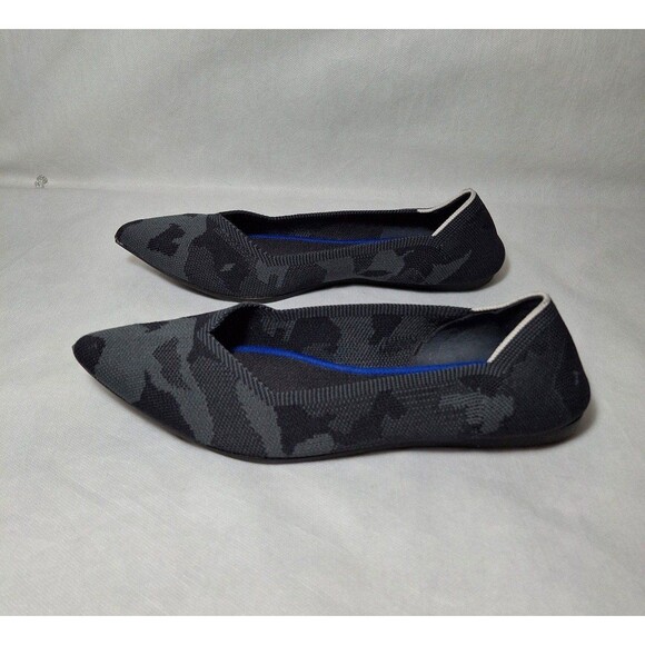 Rothy’s “The Point” in Gray Camouflage, Women's 9 - Picture 3 of 9
